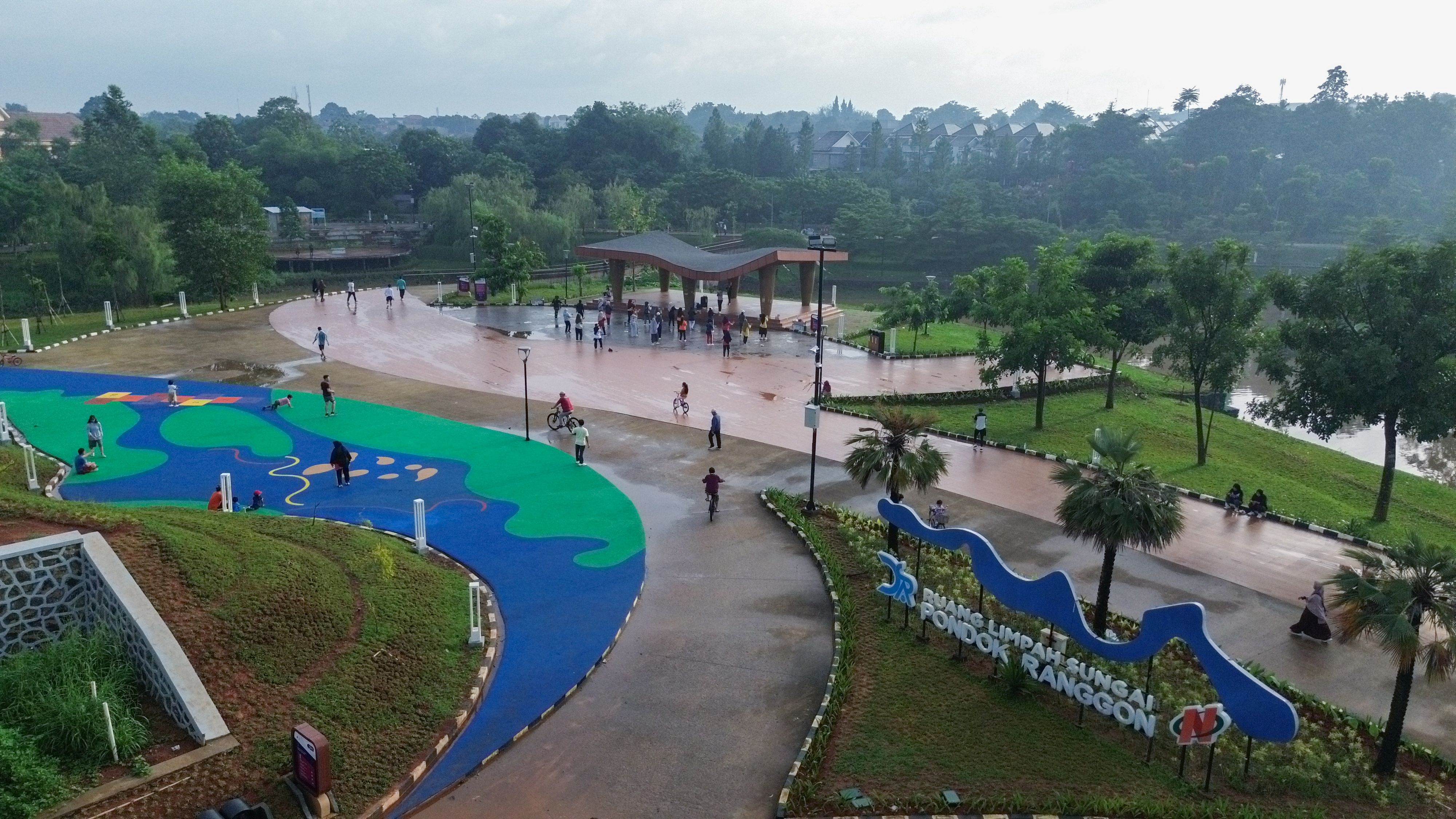 Highlight Waduk Pondok Ranggon, Kecamatan Cipayung, Jakarta Timur